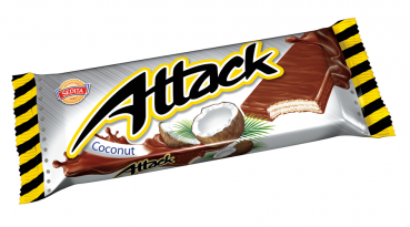 Attack Oplatka kokosova 48x30g / Kokos Waffel