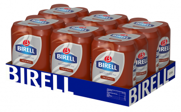 Birell Světlý Polotmavý nealkoholické pivo 6x500ml /Birell Büchse schwarz Bier (ohne alkohol)