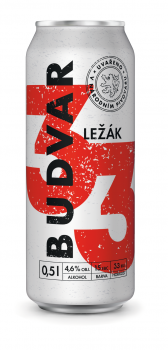 Budvar B:33 Ležák světlé pivo 500ml Büchse