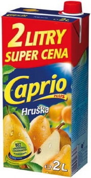 CAPRIO PLUS 2 l Fruchtsaft Birne in Tetra Pack