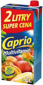 CAPRIO PLUS 2 l Fruchtsaft Multivitamin in Tetra Pack